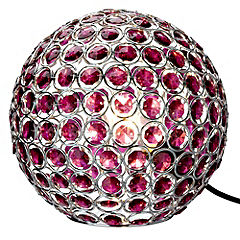 Purple Ball Table Lamp