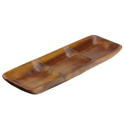 Tu Acacia Sectioned Serving Dish