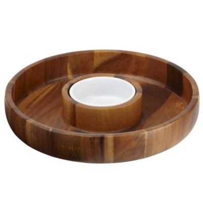 Tu Acacia Chip & Dip Bowl