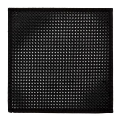 Tu Black Square Woven Mat