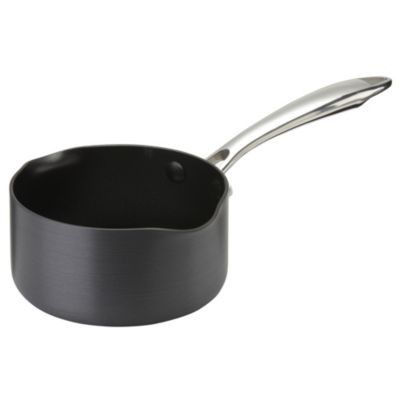 Cook's Collection Hard Anodised 14cm Milk Pan