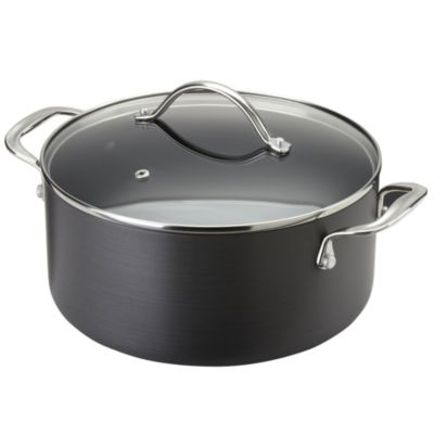 Cook's Collection Hard Anodised 24cm Stockpot