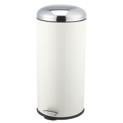 Sainsbury's Round 30L Pedal Bin Cream