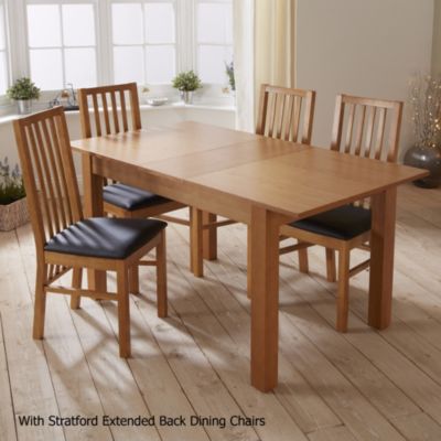 MIX and Match Oak Extending Dining Table