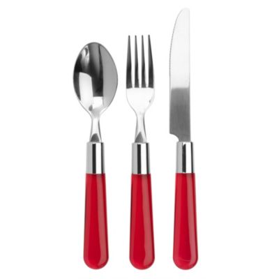 Sainsbury's Cutlery Set Global Pink 12-piece