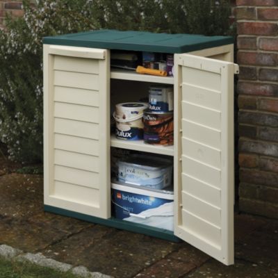 Rowlinson Plastic Utility Cabinet with 2 Shelves