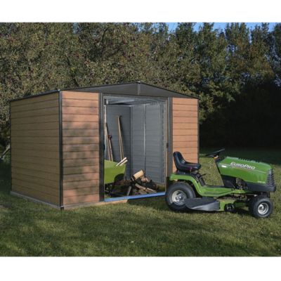 Rowlinson Woodvale Metal Apex Roof Shed 10x6