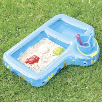 Sainsbury's Inflatable Sand & Water Blue Playtable