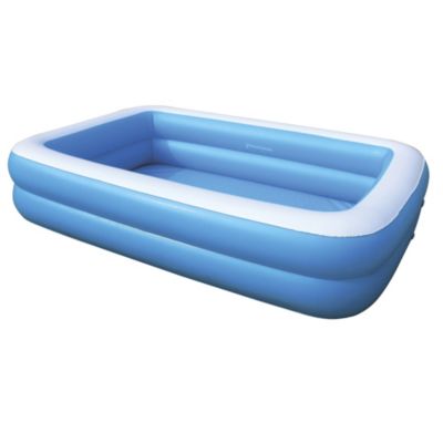 Family Blue and White Pool