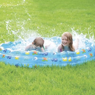 Sainsbury's Deluxe Blue 3 Ring Pool
