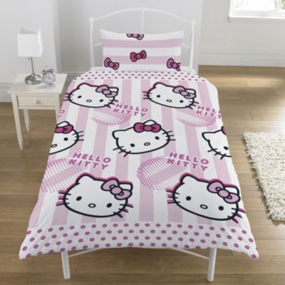 Hello Kitty Candy Stripe Duvet Set