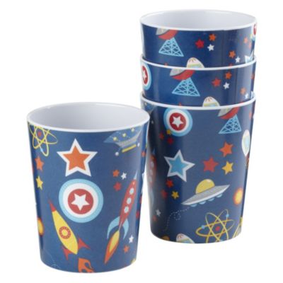 Sainsbury's Kids Space Cup Pack of 4