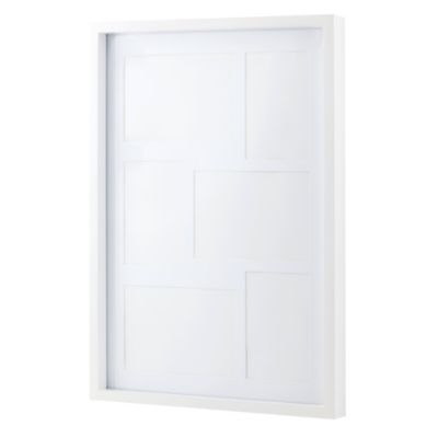 Tu White Box Frame with 6 Apertures