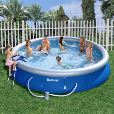 Bestway 15ft Quick Up Pool with Cover and Pump
