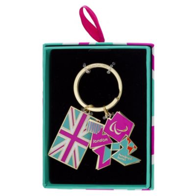 London 2012 Emblem/Union Jack Keyring in Gift Box