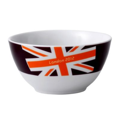 London 2012 Union Jack Brights Bowl Burgundy