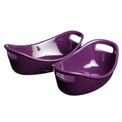 This Morning  Set of 2 Purple Gratin Dishes