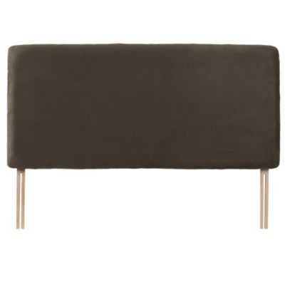 Kyoto Lottie Chocolate Faux Suede Kingsize Headboard