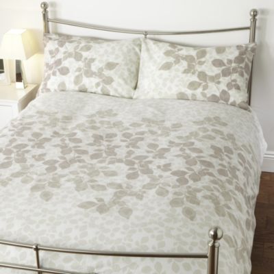 Tu Natural Printed Leaf Bed Linen Set