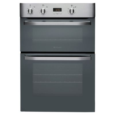 Hotpoint DHS53X Integrated Electric Multifunction Double Oven Stainless Steel