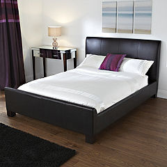 BSSB Emma Leather Double Bedstead
