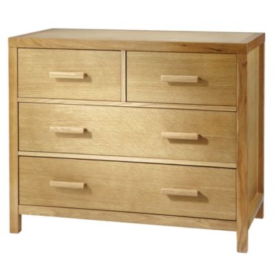 Rutland Oak Veneer 4-drawer Chest