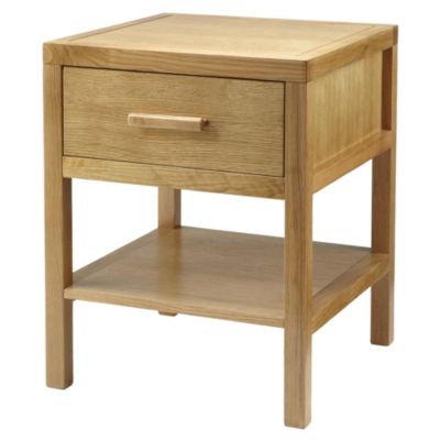 Rutland Oak Veneer Bedside Cabinet