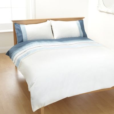 Tu Duck Egg and Teal Faux Silk Panel Bed Linen Set