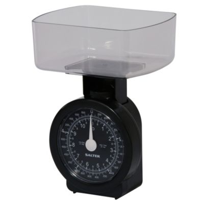 Salter Black Compact Kitchen Scales