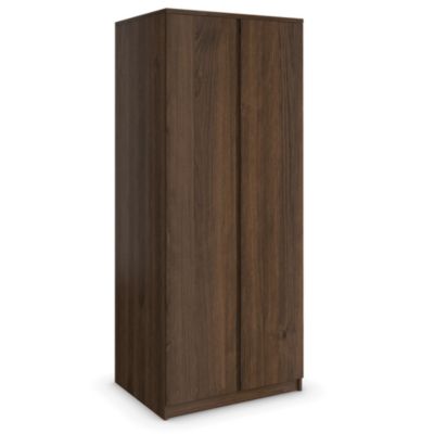 Harvard Walnut Veneer 2-door Wardrobe