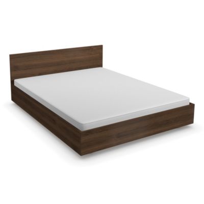 Walnut Veneer Kingsize Bedstead