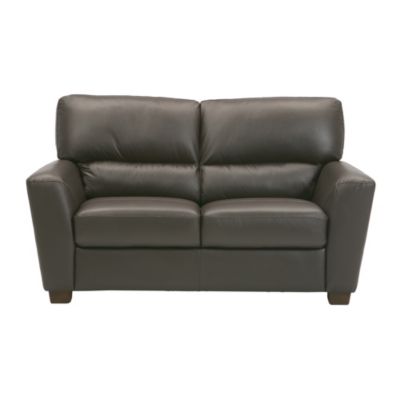 Boccelli Chocolate Leather Regular Sofa