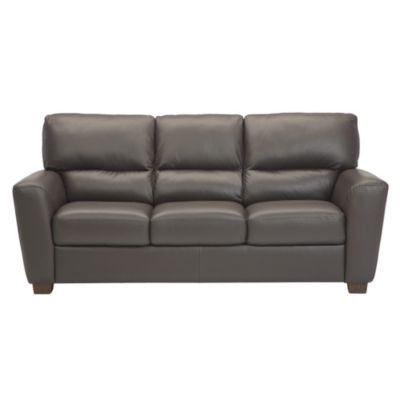 Boccelli Large Chocolate Leather Sofa