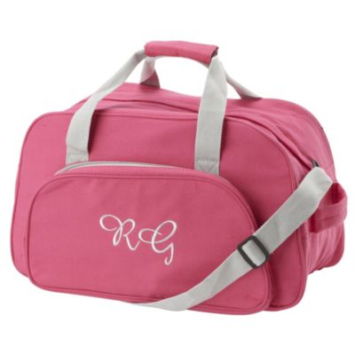 Rugged Gear Pink & Grey Canvas Bag Ladies