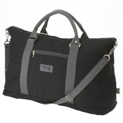 Rugged Gear Men's Black Canvas Bag