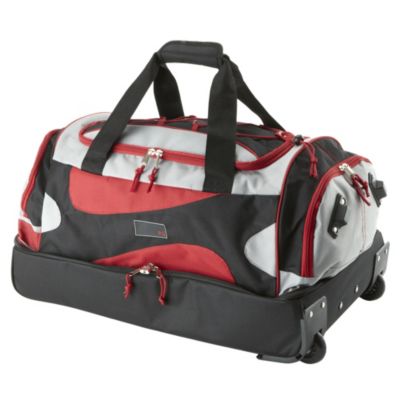 Rugged Gear 80L Men's Holdall Red/Grey/Black