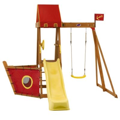 Plum Swashbuckler Wooden Play Centre