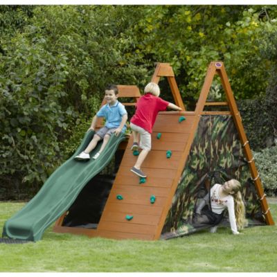 Plum Climbing Pyramid Wooden Play Centre