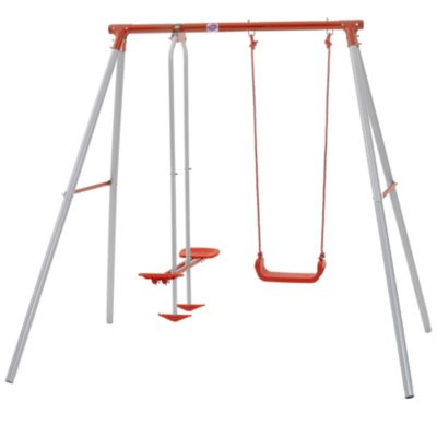 Plum Helios II Metal Swing Set