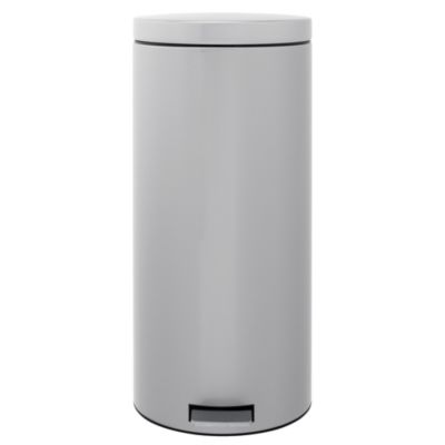 Brabantia 30L Metallic Grey Pedal Bin