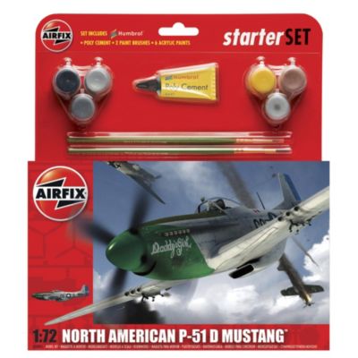 Airfix Starter Set P-51D Mustang 1:72 Scale