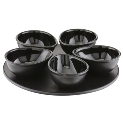 Nigella Black Appetiser Bowls