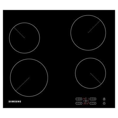 Samsung C61R2AEE Integrated 60cm Black Ceramic Hob