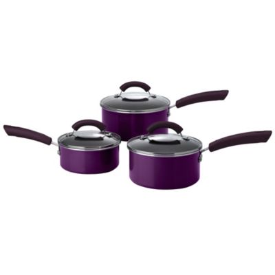This Morning 3-piece Purple Pan Set