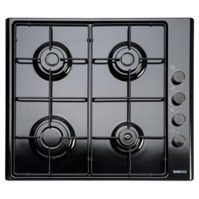 Beko HIZG64120SB Integrated Black Gas Hob