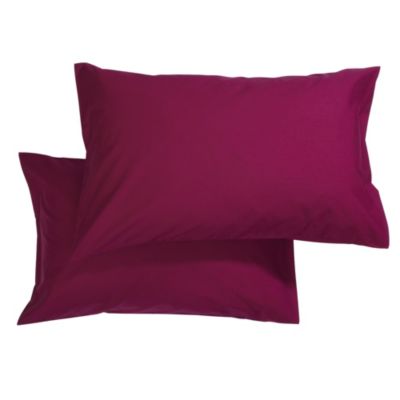 Tu Cerise Non-iron Pillowcase Pair