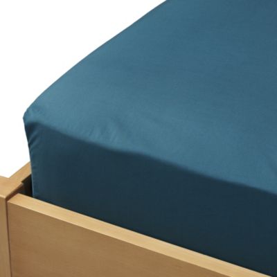 Tu Dark Teal Non-iron Fitted Sheet