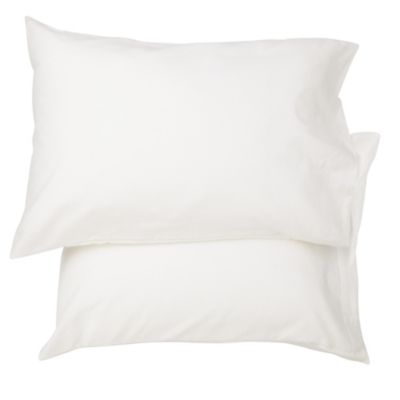 Tu Cream Brushed Cotton Pillowcase Pair