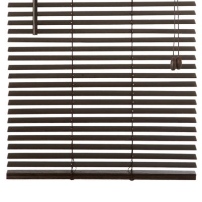 Walnut 25mm Hard Wood Venetian Blind