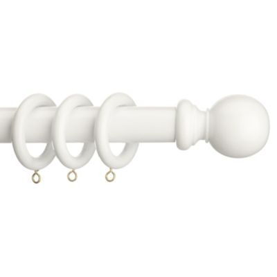 Homestyle Kingswood White Curtain Pole